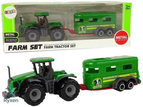 Traktor z Przyczepą Zielony LEAN TOYS