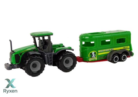 Traktor z Przyczepą Zielony LEAN TOYS