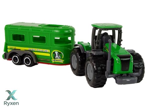 Traktor z Przyczepą Zielony LEAN TOYS