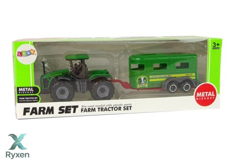 Traktor z Przyczepą Zielony LEAN TOYS