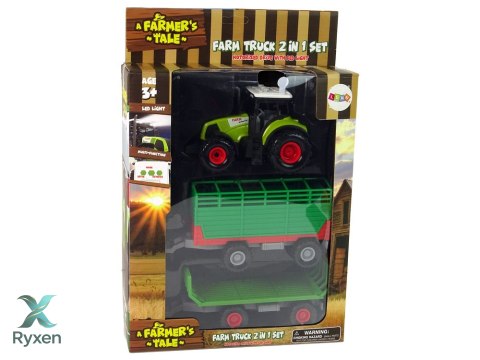 Traktor z Przyczepką Autko Farma LEAN TOYS