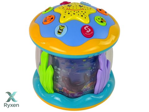 Wielofunkcyjny Projektor Gwiazd Lampka Nocna Ocean Podwodny Świat LEAN TOYS