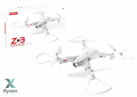 Zdalnie Sterowany Dron Z3 720P Kamera SYMA Biały LEAN TOYS