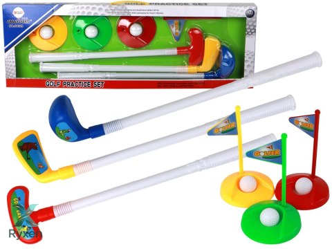 Zestaw Do Gry W Mini Golfa Dla Dzieci Kijki 12 El. LEAN TOYS