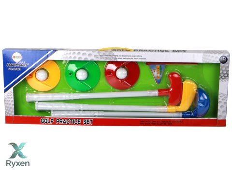 Zestaw Do Gry W Mini Golfa Dla Dzieci Kijki 12 El. LEAN TOYS