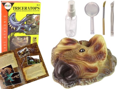 Zestaw Edukacyjny Wykopaliska Dinozaur Triceratops LEAN TOYS