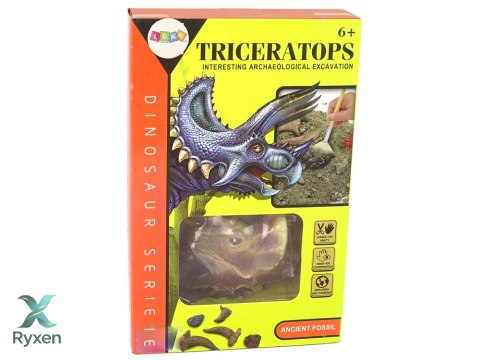 Zestaw Edukacyjny Wykopaliska Dinozaur Triceratops LEAN TOYS