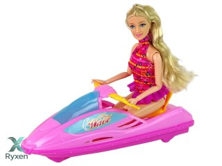 Zestaw Lalka Motorówka LEAN TOYS