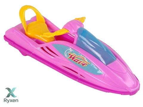 Zestaw Lalka Motorówka LEAN TOYS