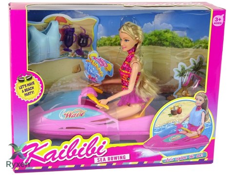 Zestaw Lalka Motorówka LEAN TOYS
