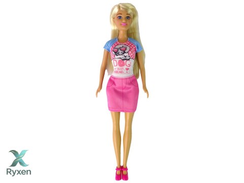 Zestaw Lalki z Pieskiem i Karmą LEAN TOYS