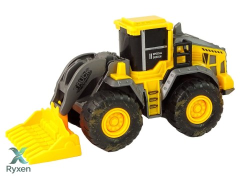 Zestaw Pojazdów Budowlanych 3 Modele Żółte LEAN TOYS