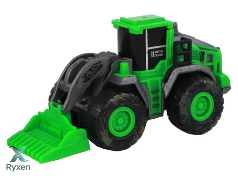 Zestaw Pojazdów Farmerskich Zielone Traktory 4 Ele LEAN TOYS