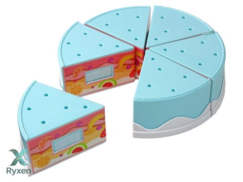 Zestaw Słodkości Tort Ciastka Na Rzepy Dekoracje DIY LEAN TOYS