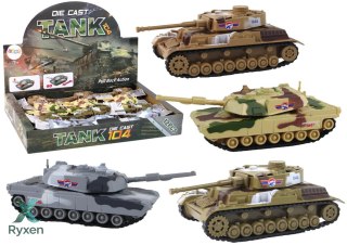 Aluminiowy Czołg Z Napędem Frykcyjnym Różne Kolory LEAN TOYS