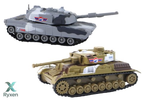 Aluminiowy Czołg Z Napędem Frykcyjnym Różne Kolory LEAN TOYS