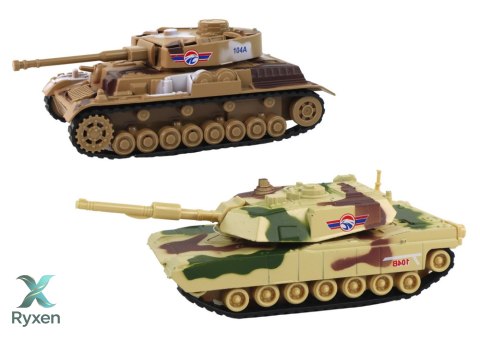 Aluminiowy Czołg Z Napędem Frykcyjnym Różne Kolory LEAN TOYS