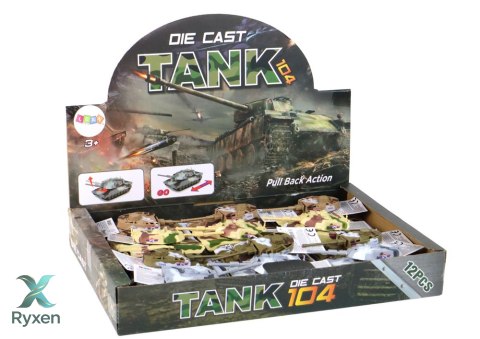 Aluminiowy Czołg Z Napędem Frykcyjnym Różne Kolory LEAN TOYS