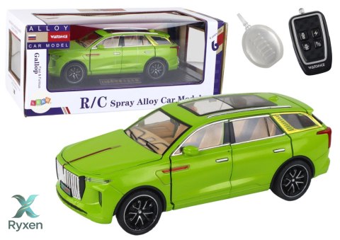Aluminiowy Model Samochodu RC 1:24 C Kolor Zielony LEAN TOYS