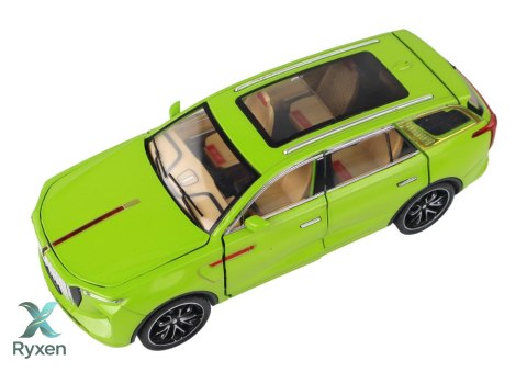 Aluminiowy Model Samochodu RC 1:24 C Kolor Zielony LEAN TOYS