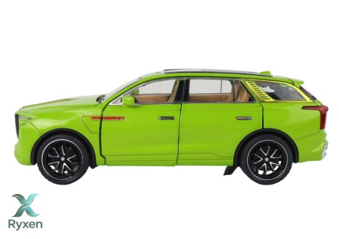 Aluminiowy Model Samochodu RC 1:24 C Kolor Zielony LEAN TOYS