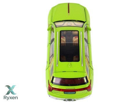 Aluminiowy Model Samochodu RC 1:24 C Kolor Zielony LEAN TOYS