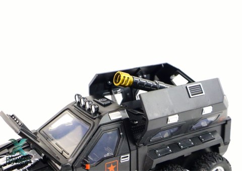Auto Pojazd z Armatą w Środku Dźwięk Światła 3 Kolory LEAN TOYS