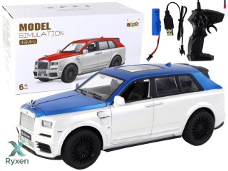 Auto R/C 1:20 Biało-Niebieskie Zdalnie Sterowane LEAN TOYS