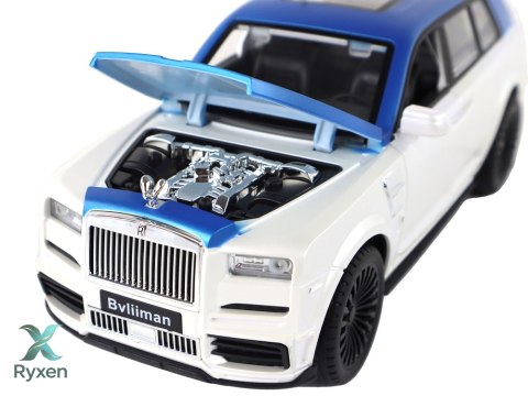 Auto R/C 1:20 Biało-Niebieskie Zdalnie Sterowane LEAN TOYS