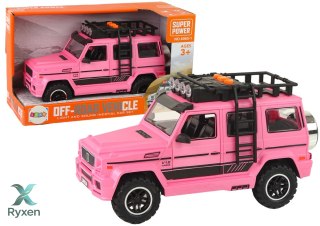 Auto Samochód Terenowe Różowe V12 Turbine LEAN TOYS