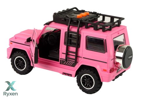 Auto Samochód Terenowe Różowe V12 Turbine LEAN TOYS