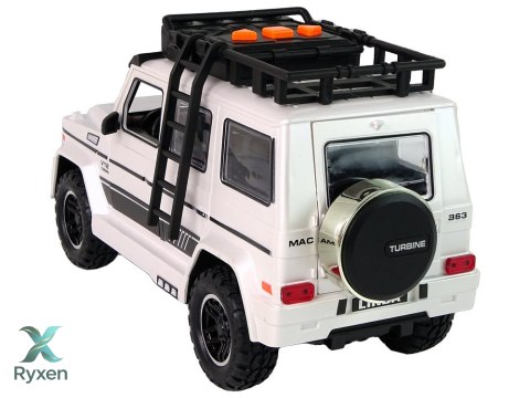 Auto Terenowe Białe Na Baterie LEAN TOYS