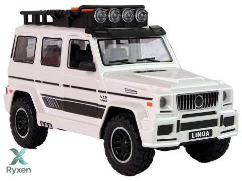 Auto Terenowe Białe Na Baterie LEAN TOYS