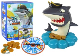 Gra Zręcznościowa Rekin Pirat Wybuchający Monety Koło Losujące LEAN TOYS