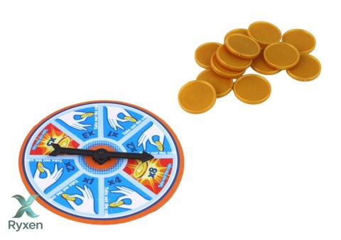 Gra Zręcznościowa Rekin Pirat Wybuchający Monety Koło Losujące LEAN TOYS