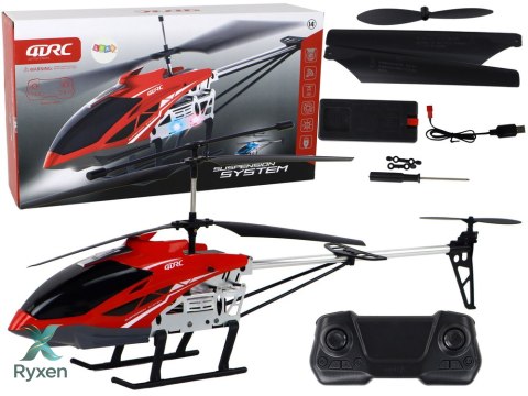 Helikopter RC Śmigłowiec Zdalnie Sterowany Na Pilot 70 cm Czerwony LEAN TOYS