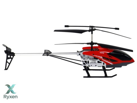 Helikopter RC Śmigłowiec Zdalnie Sterowany Na Pilot 70 cm Czerwony LEAN TOYS