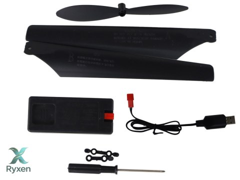 Helikopter RC Śmigłowiec Zdalnie Sterowany Na Pilot 70 cm Czerwony LEAN TOYS