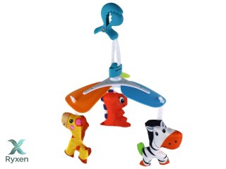 Karuzelka Dla Dzieci Klips Zwierzątka Kolorowa LEAN TOYS