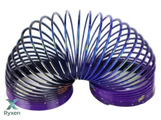 Kultowa Sprężyna Fioletowa Motyw Planet Relaksacyjna 6CM LEAN TOYS