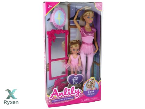 Lalka Anlily Mama z Dzieckiem Baletnica Lalki LEAN TOYS