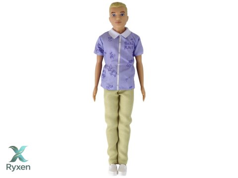 Lalka Dla Dzieci Chłopak Paulo Koszula Blond Włosy LEAN TOYS