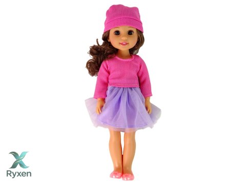 Lalka Dla Dzieci Dziewczynka Brązowe Włosy LEAN TOYS