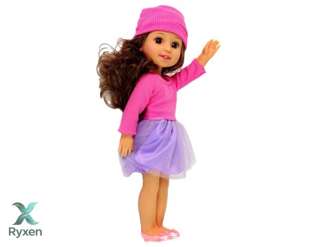 Lalka Dla Dzieci Dziewczynka Brązowe Włosy LEAN TOYS