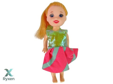 Lalka Dla Dzieci W Ciąży Długie Włosy Akcesoria LEAN TOYS