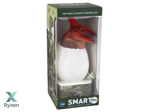 Lampka Jajko Dinozaur Pterozaur LED Micro USB LEAN TOYS