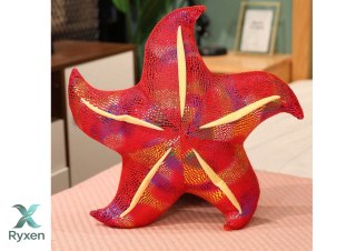 Maskotka Pluszowa Rozgwiazda Czerwona Poduszka 20 cm LEAN TOYS