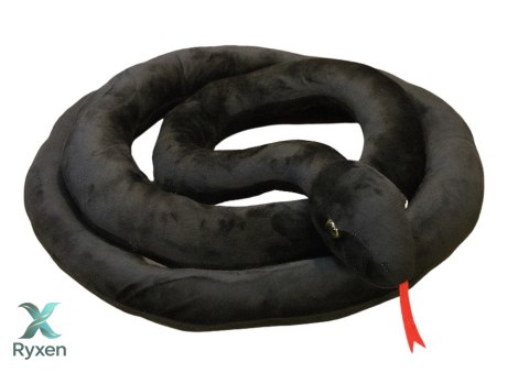 Maskotka Pluszowa Wąż Czarny 110 cm LEAN TOYS