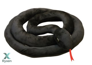 Maskotka Pluszowa Wąż Czarny 300 cm LEAN TOYS