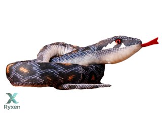 Maskotka Pluszowa Wąż Szary 210 cm LEAN TOYS